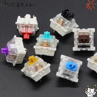 CHAMPIONO 10pcs Mechanical Keyboard Switch, Silent Clicky Gaming Switch,  LED Tactile Linear MX Swit