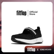 FITFLOP F-MODE FLOW CRYSTAL QUILTED MJ รองเท้าผ้าใบผู้หญิง รุ่น E21