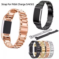 Fitbit Replacement Straps Compatible with Fitbit Charge 2 3 4 5 Metal Watch Bands Breathable Tracker Straps