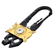 True Utility 英國多功能20合1鑰匙圈工具組 FIXR TU200B 一字起子 3個 + 銼刀 + 開瓶器 + 板手規格 5個 + 十字起子 2個 + 開箱器 + 剝線器 + 釘拔 + 自
