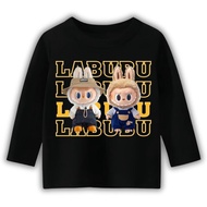 Children's T-SHIRT LONG SLEEVES DUO LABUBU TIME TO CHILL X FALL IN WILD MOTIF