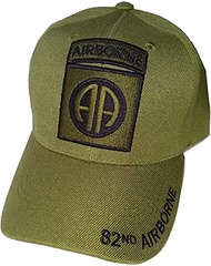 82nd Airborne Division Emblem Military Cap Green