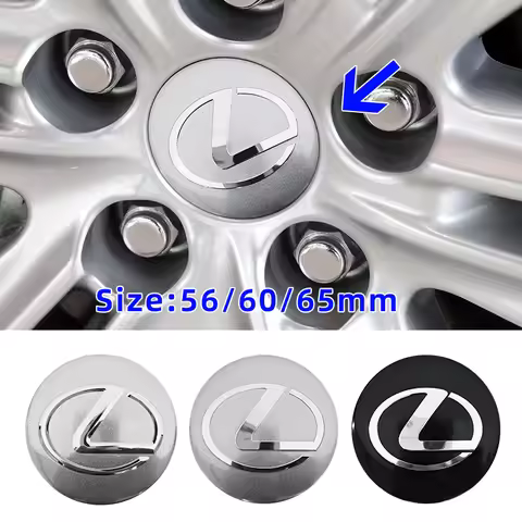 4pcs 56mm 60mm 65mm Car Wheel Center Hub Cap Rim Cover Stickers for Lexus LS LC RZ IS350 GX460 LX570