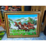 Photo Frame 8 Horse Views Home Decoration Shop Gift Souvenir Retirement Give As Gifts For Various Oc