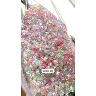 4MM HEART GLASS CZECH / RAINBOW HEART CZECH / HEART CRYSTAL / HEART CZECH / HEART CZECH BEAD / HEART