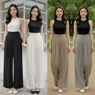 PR051 | Plus-Size Straight-Leg Pants (Front Pleated Model) S-2XL Parinrat Store