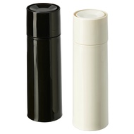 PUTIH HITAM Ikea BARNASINNE 2pcs Spice Grinder Jar (lada/merica Black) Black/White, 14cm