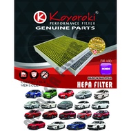 "PM2.5+CARBON HEPA" HONDA HR-V(T7A,RU,RV) RB-V(DG) CR-Z(ZF) STEPWGN(RP3) FREED(GB3/4) PENAPIS CABIN 
