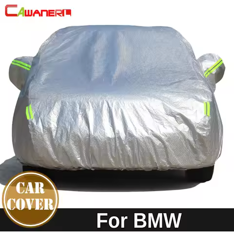 Cawanerl Thicken Cotton Car Cover Sun Snow Hail Rain Protection Cover For BMW 3 4 Series E90 E91 E92