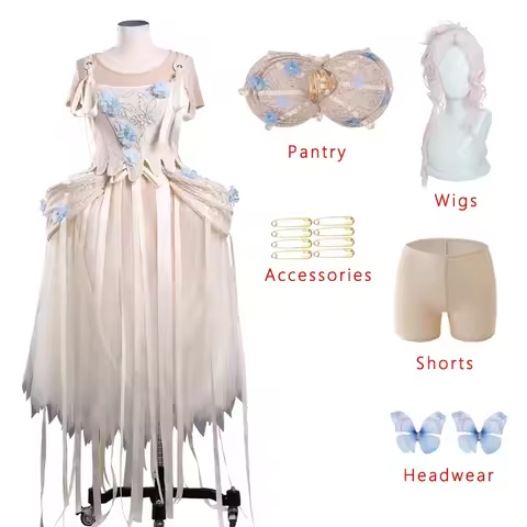 In Stock Enid Sinclair Costume Season 2 Ball Dress Wig Wednesday Wolf Girl Cosplay Gown Halloween Wo