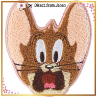 Tees Factory Tom and Jerry Fluffy Coaster, Jerry, H10.4 x W9.1 x D0.5cm, TJ-5535667JR 【Direct From