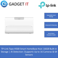 TP-Link Tapo H500 Smart HomeBase Hub |16GB Built-in Storage | AI Detection |Supports Up to 16 Camera