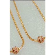 Charm Pendent chain "18inch gold Plated ( not916)