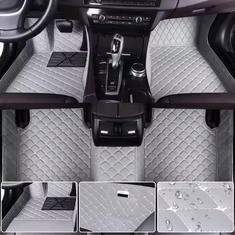 Custom Automotive Car Floor Mats For Audi A4 B7 B8 8KH Sedan B9 8WH Allroad Carpet Cover Interior Ac