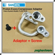 Proton Exora Old Model (Patco System) Modify SD7H15 Air Cond Compressor Adaptor / Aluminium Adaptor 