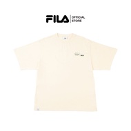 FILA เสื้อยืดผู้ใหญ่ FILA X SMILEY รุ่น FW2RSF4S06X - BEIGE