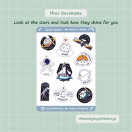 Stickers Space Stickers kiss cut Stickers