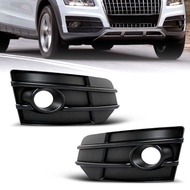 Fog Lamp Grille For Audi Q5 Offroad 2009-2016 Front Bumper Frame Foglight Cover Decoration Accessori