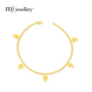 MJ Jewellery Gold Bracelet T111I, 916 Gold & 375 Gold