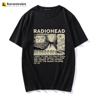 Radiohead 3D Print T Shirt Men 2022 New Fashion Casual Streetwear Tshirts Hip Hop Rock Band Music Al