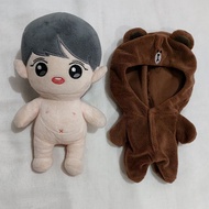 Doll chanyeol exo doll 20cm (bonus t-shirt)
