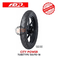 (NOT TUBELESS) FDR City Power 100/90-18 Ring 18 100/90 Tubetype Tube Type Benen