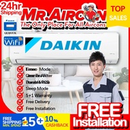 DAIKIN R32 WIFI Non Inverter FTV 1.0HP 1.5HP 2.0HP 2.5HP Air Conditioner Aircon With Ionizer Special Edition Aircond