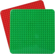 Large Plate Compatible with Lego Duplo, 38 x 38 cm Base Plate, Construction Toy for Girls and Boys (