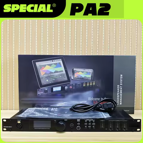 PA2 2 Input 6 Output Stage Audio Processor Original Software Pro Audio Driver Rack Professional Spea