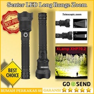 SENTER LED CREE X70.2 90000 LUMENS ZOOM LONG RANGE SUPER TERANG - Gudang Irama