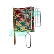 Aluminum Fish Clamp Grill Small & Large Clamp Grill/ with Bamboo Fan