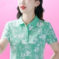 2026 New Short-Sleeved T-shirt Floral Shirt Short-Sleeved Summer Women's Fashionable Summer Clothing
