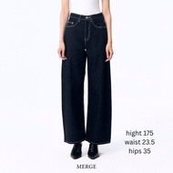 Merge Official - Signature Curve Jeans (Mid Waist)(พร้อมส่ง)(สี Ivory เปิดขาย 8 Sep 12.00)