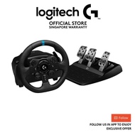 Logitech G923 Racing Wheel and Pedals for PlayStation 5, PlayStation 4 and PC featuring TRUEFORCE