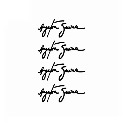 17*10cm 4 Pcs/ Lot Ayrton Senna Signature Car Sticker Driven To Perfection Slanted Car Decal Car Sty