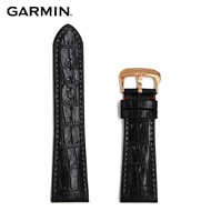 QM Jiaming(GARMIN)Fenix3Black Crocodile Pattern Leather Watch Strap(Rose Gold Watch-Buttom),Applicab