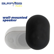 30W Wall-mounted Speaker Waterproof IP55 Public Address System Audio Passive Woofer Tweeter Backgrou