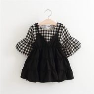 Hima ft. Cemi - Couple Gingham Cotton Dress (With Zipper) Mini-midi Dress