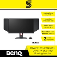 BENQ ZOWIE XL2566K TN 360Hz DyAc⁺ 24.5" Gaming Monitor - 1ms/2x HDMI/1x DP/FHD