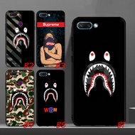 OPPO A3S A5 A12 A7 Soft Phone Case bape shark logo OPPO A5S A92 A91 A92S A5 2020 A9 2020 Cover