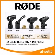 RODE RM1 | RM2 | RM3 | RM5 Microphone Clip & Stand Mount Holder - 3/8 to 5/8 Adapter