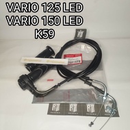 1 SET PAKET KABEL RUMAH GAS K59 HANDGRIP HANDPAD SLONGSONG GAS VARIO 150 VARIO 125 NEW LED HIGH QUAL