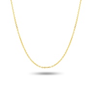 SK Jewellery 10K Gold Flat Oval Cable Chain