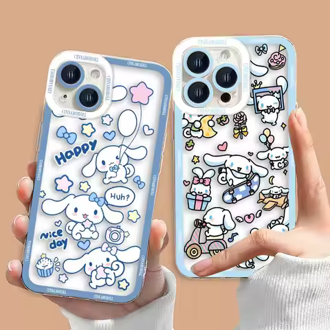 PomPomPurin Cinnamoroll Clear Phone Case For OPPO A98 A94 A92 A79 A78 A74 A60 A58 A57 A55 A54 A53 A1