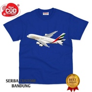 Airbus A380 EMIRATES CHILDREN'S AIRCRAFT T-SHIRT PREMIUM MATERIAL