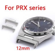12mm Stainless Steel Connector for Tissot PRX Series T137.407/T137.410 Super Player Solid Metal Adapter Quick Release Watch Connectors
