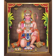 Hanuman Digital Photo with Lamination and Frame (L321B)