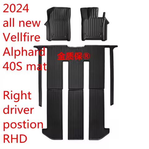 Use for 2024 new TOYOTA Alphard Vellfire custom All-Weather car Floor Mat Fit For Alphard Vellfire c