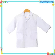Kids Doctor Costume-Pretend Play White Coat Lab Coat Uniform Halloween Party Cosplay