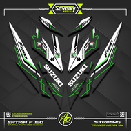 UV TRANSPARENT STRIPING SATRIA FU FI CO5 MOTIF CLEAR INJECTION SATRIA F150 FI STICKER